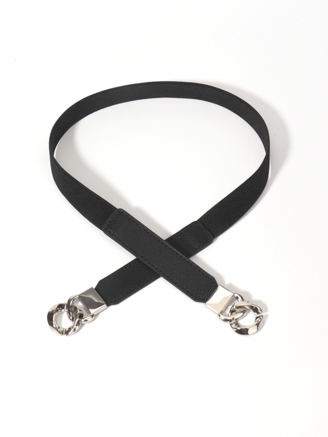 Flirty Elastic Belt with Gold Buckle
