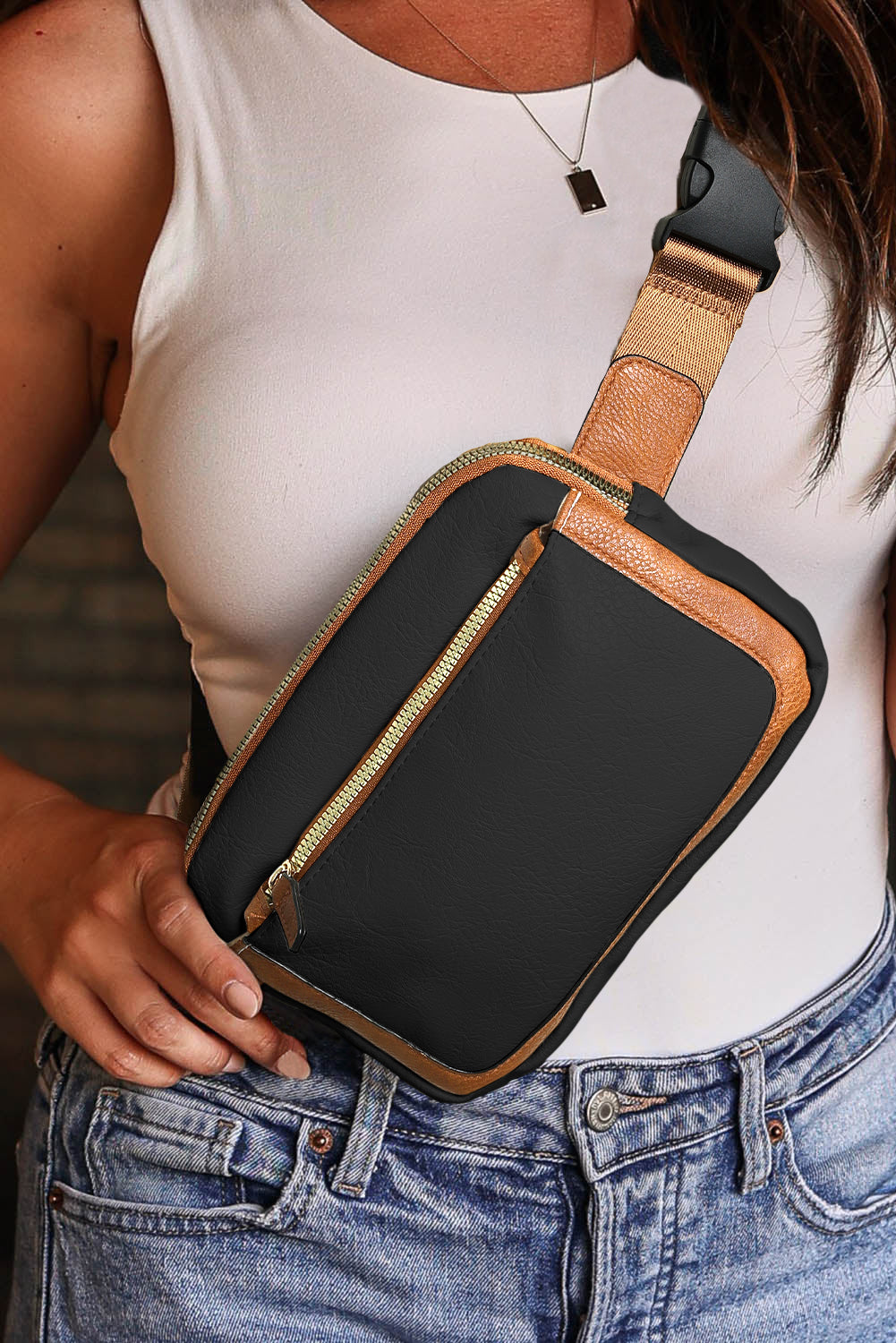 Colorblock Crossbody Bag