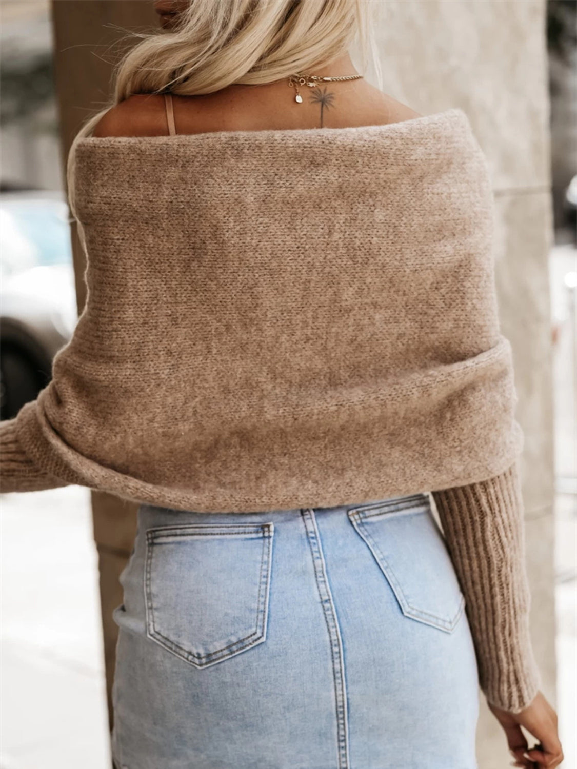 Wrapped knit Sweater