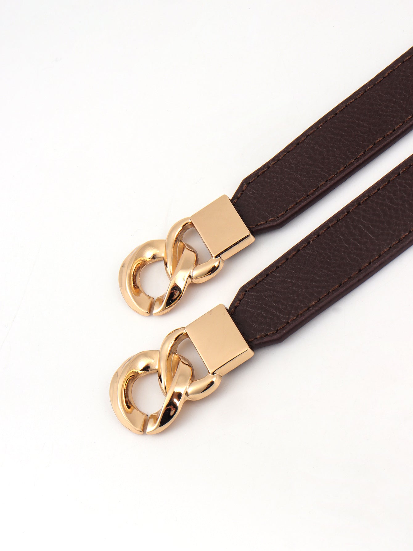 Flirty Elastic Belt with Gold Buckle