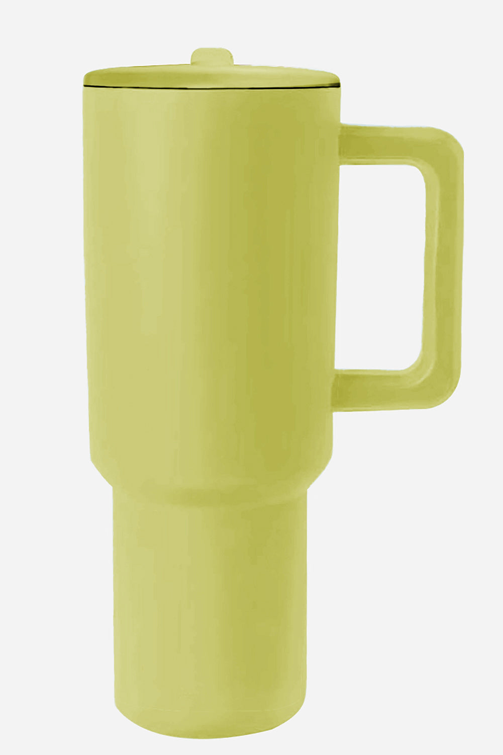 Frosted Stainless Handle Large Vacuum Cup with Straw 40oz