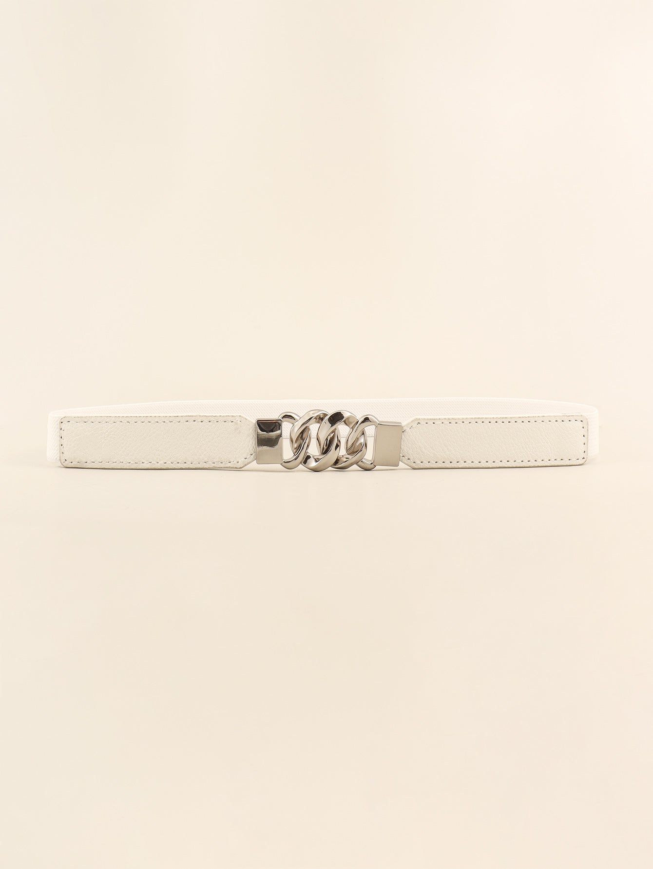 Flirty Elastic Belt with Gold Buckle