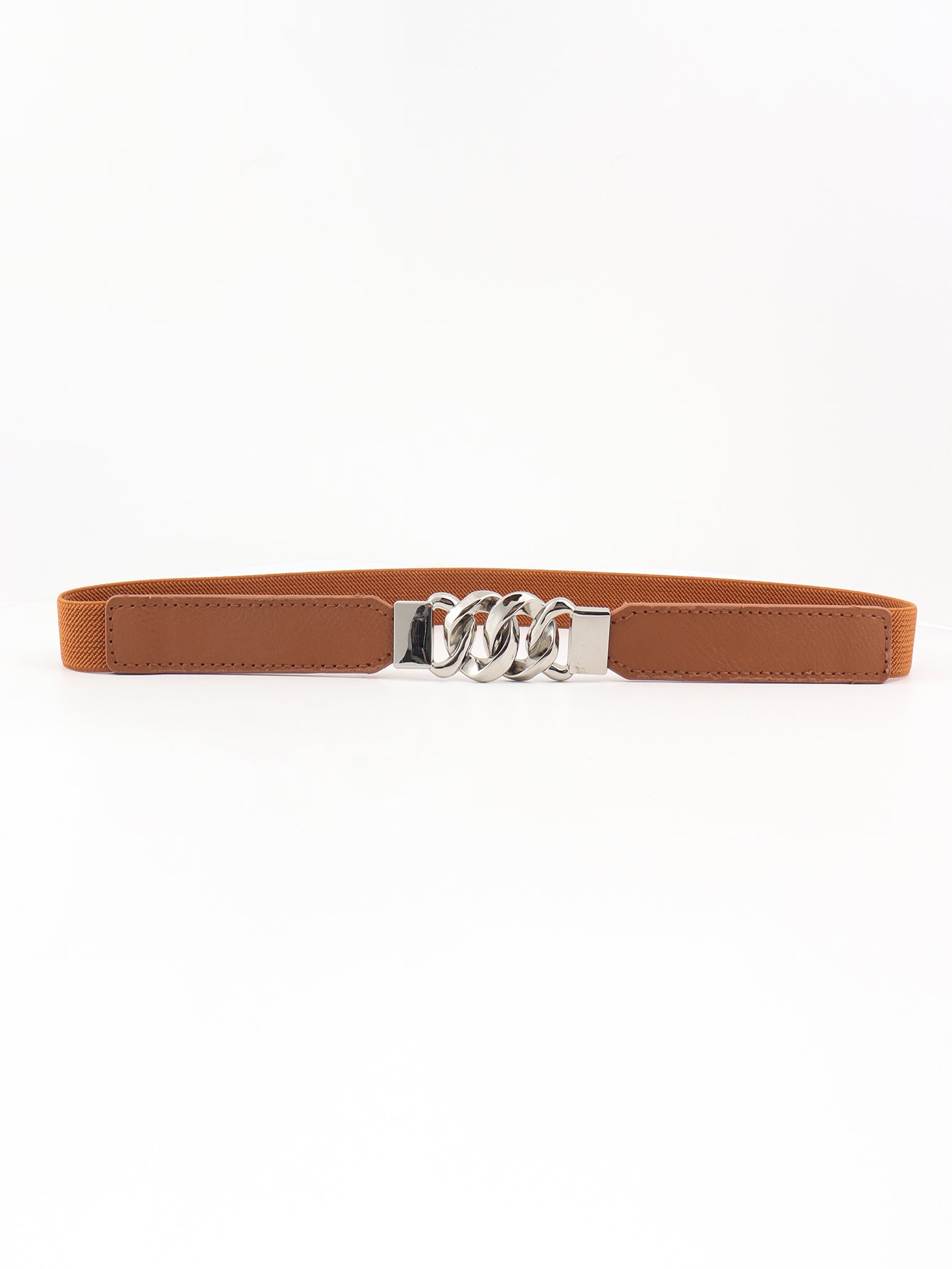 Flirty Elastic Belt with Gold Buckle