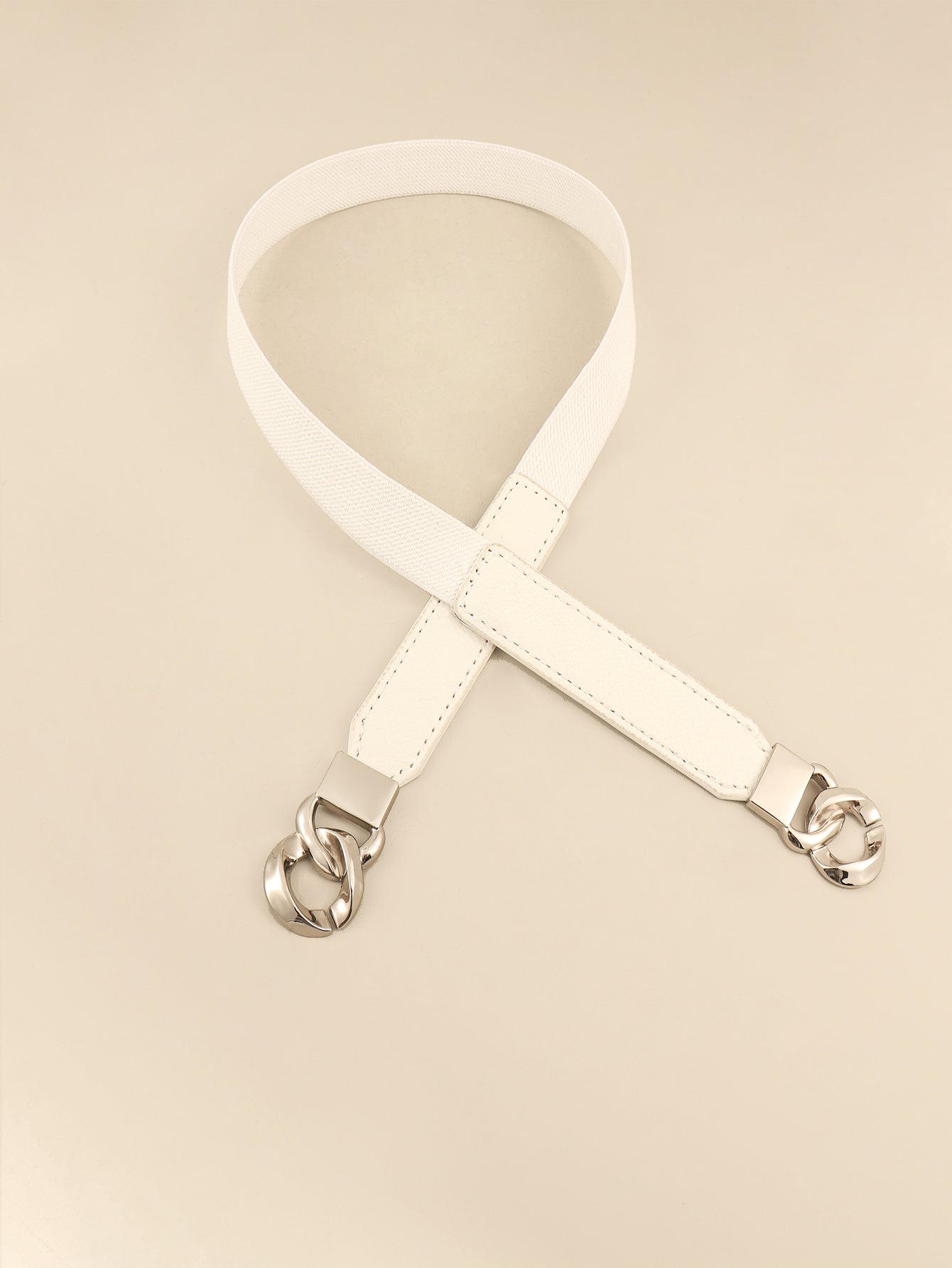 Flirty Elastic Belt with Gold Buckle