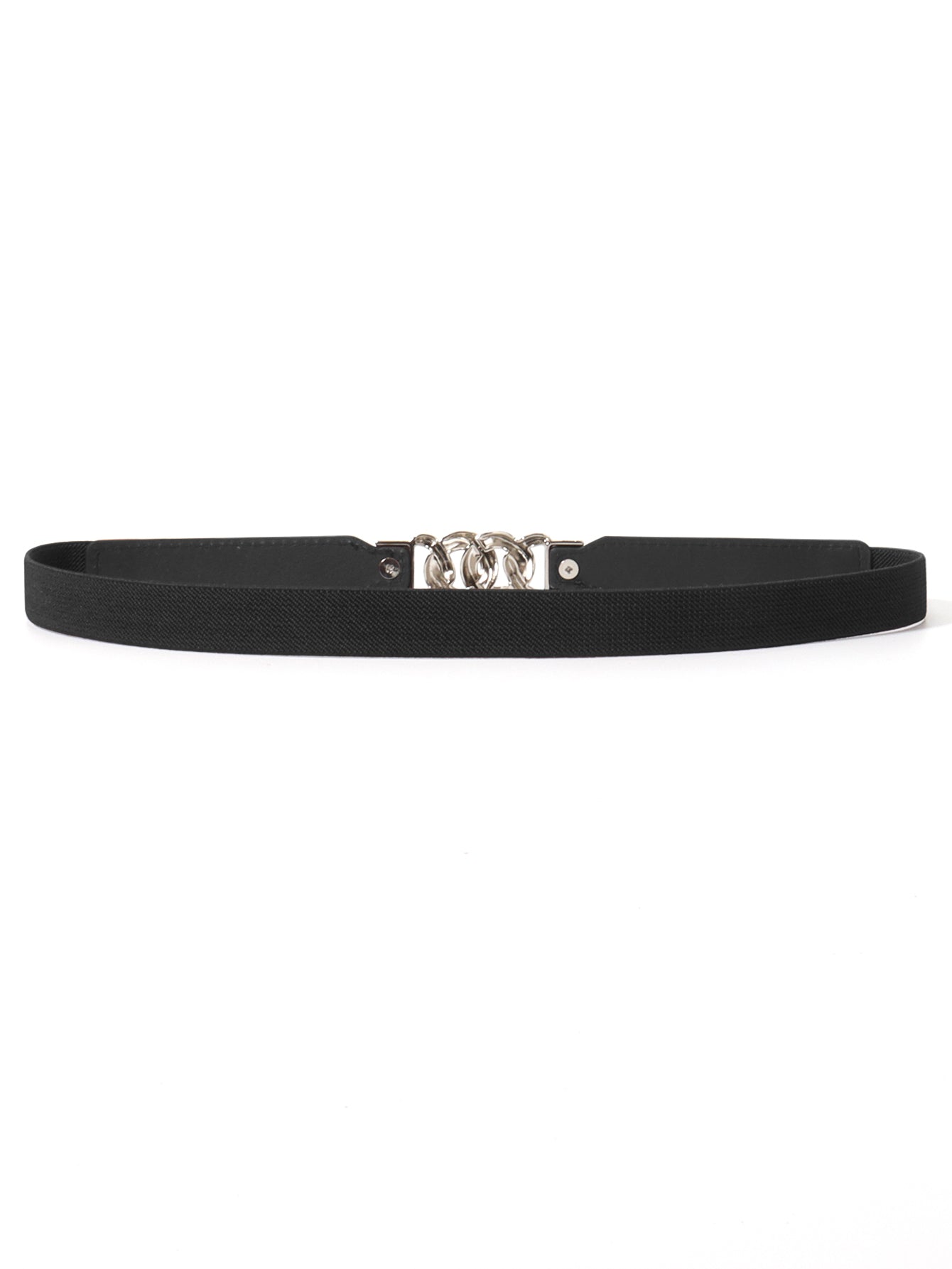 Flirty Elastic Belt with Gold Buckle