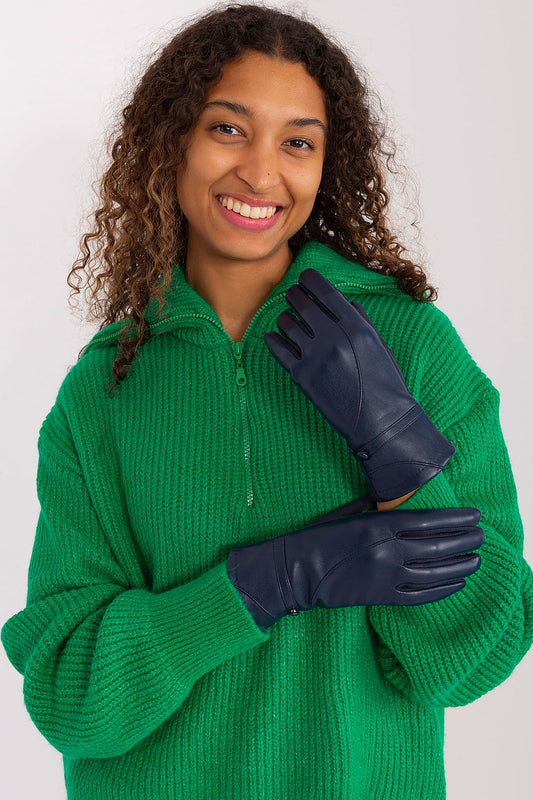 Stylish Cold Weather Gloves with Button Detail
