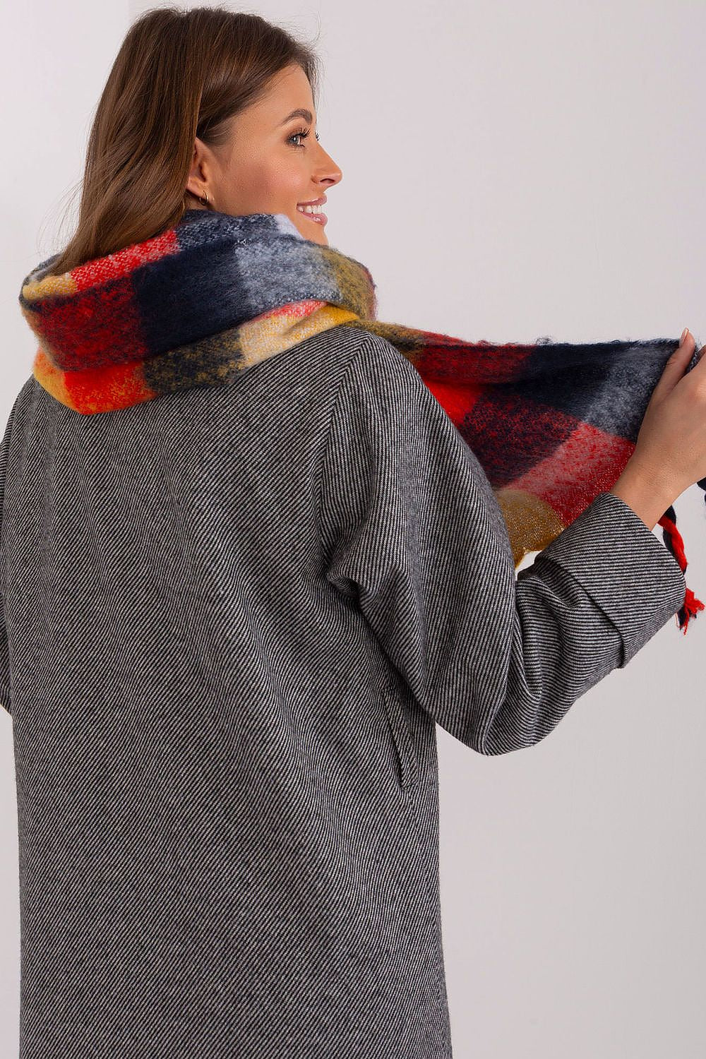 Plaid & Cozy Dreams Scarf: Red