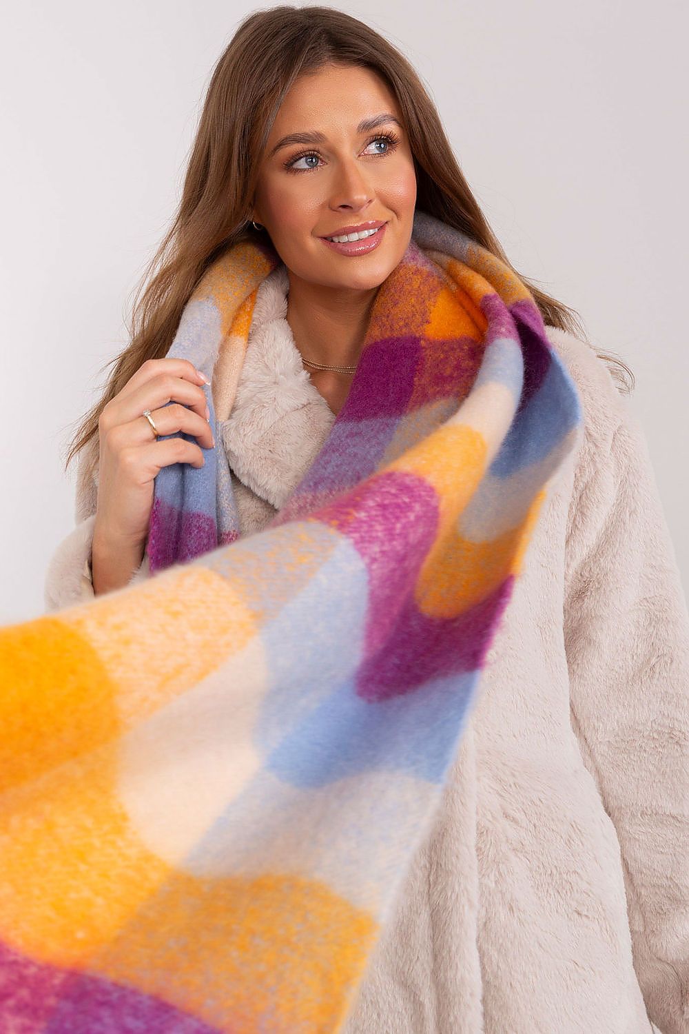 Colorful Plaid Scarf