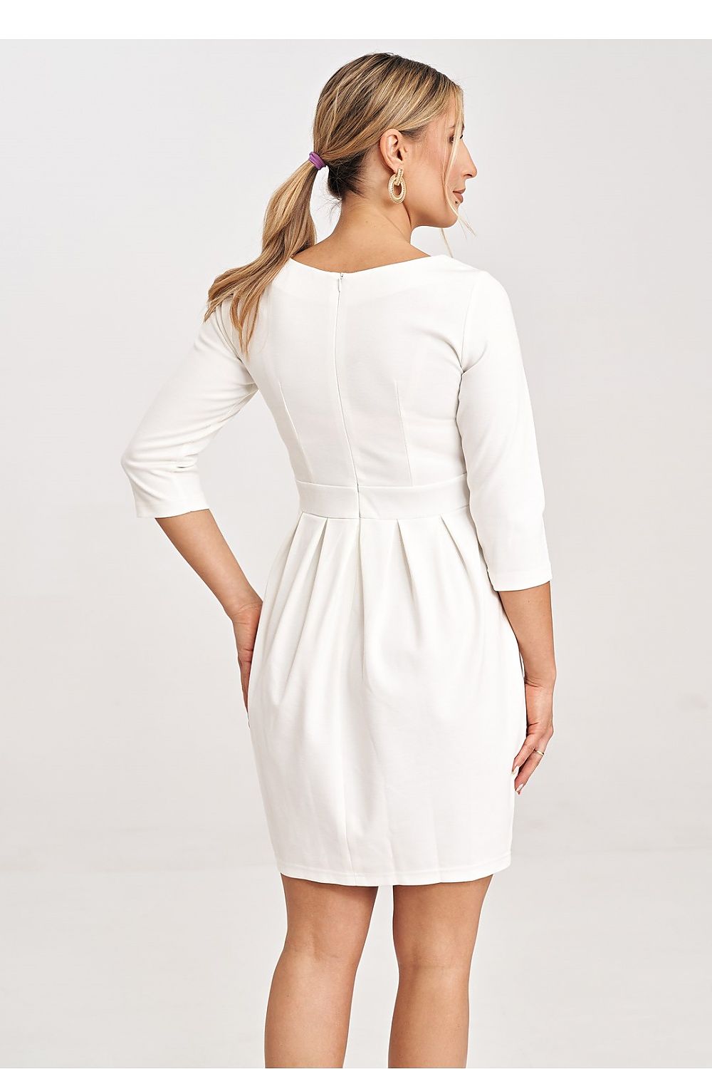 Classic Meets Contemporary: Chic White Dress with Southern Flair