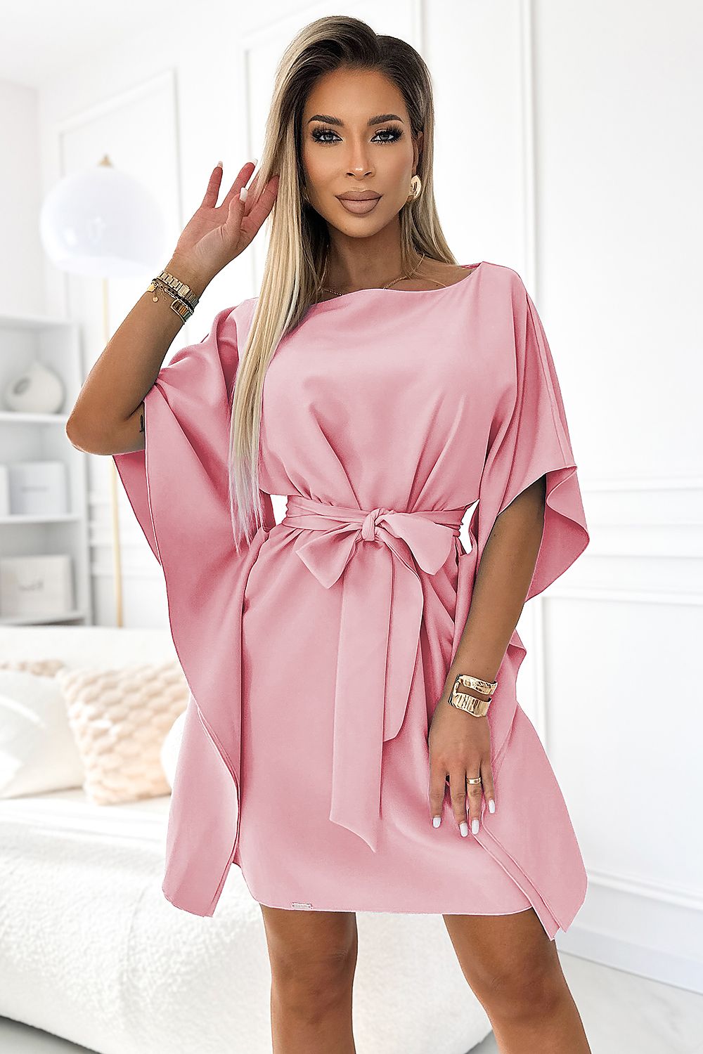 Butterfly Dress with Waist Tie