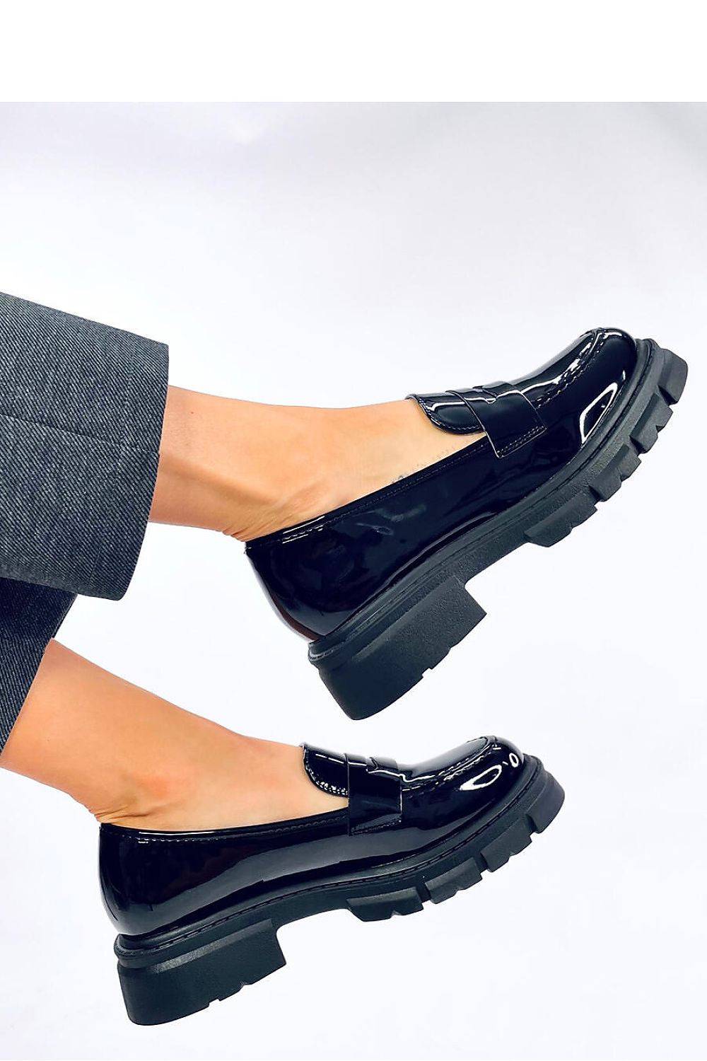 Sleek Steps: The Glossy Loafer Look