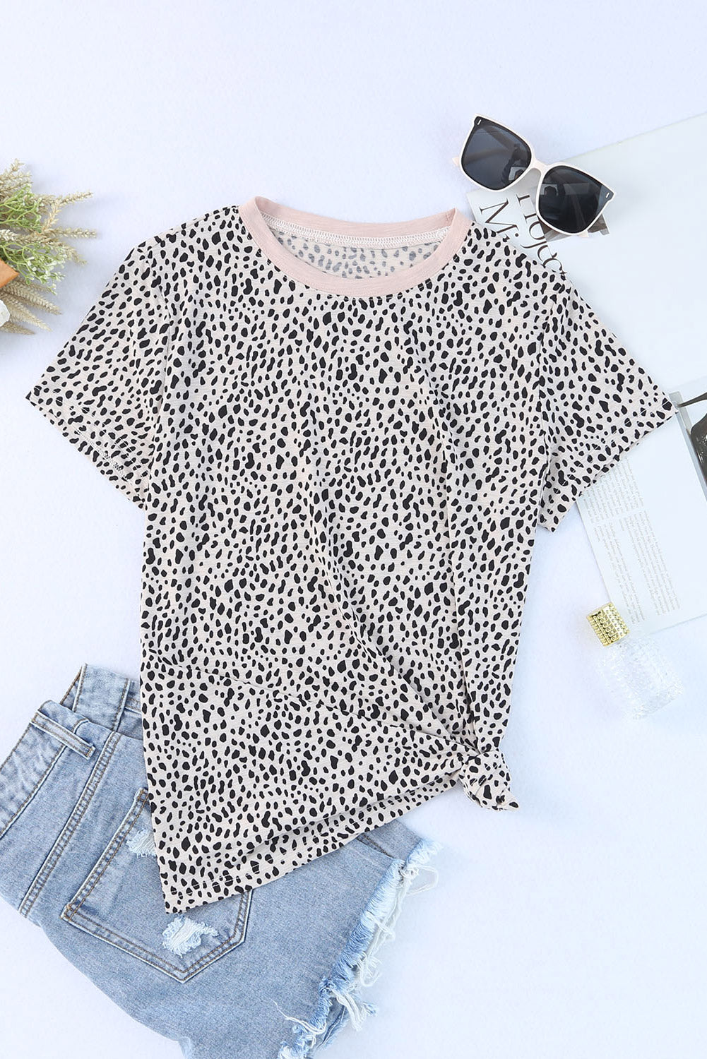 Cheetah Print T Shirt