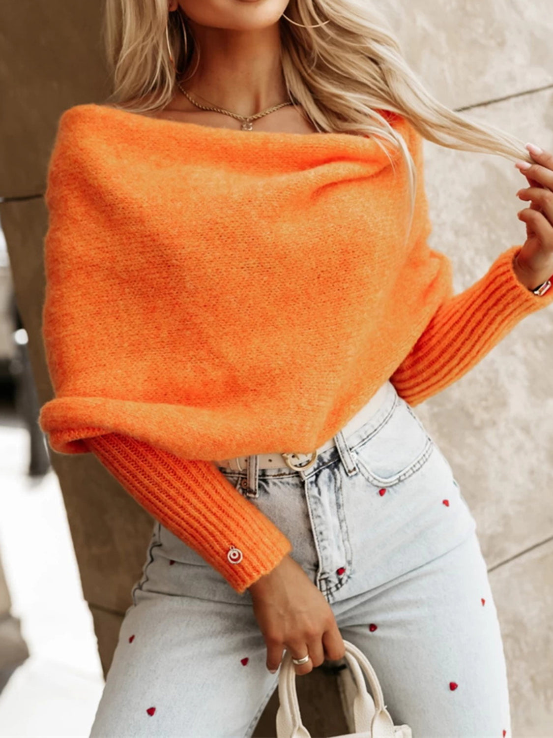 Wrapped knit Sweater