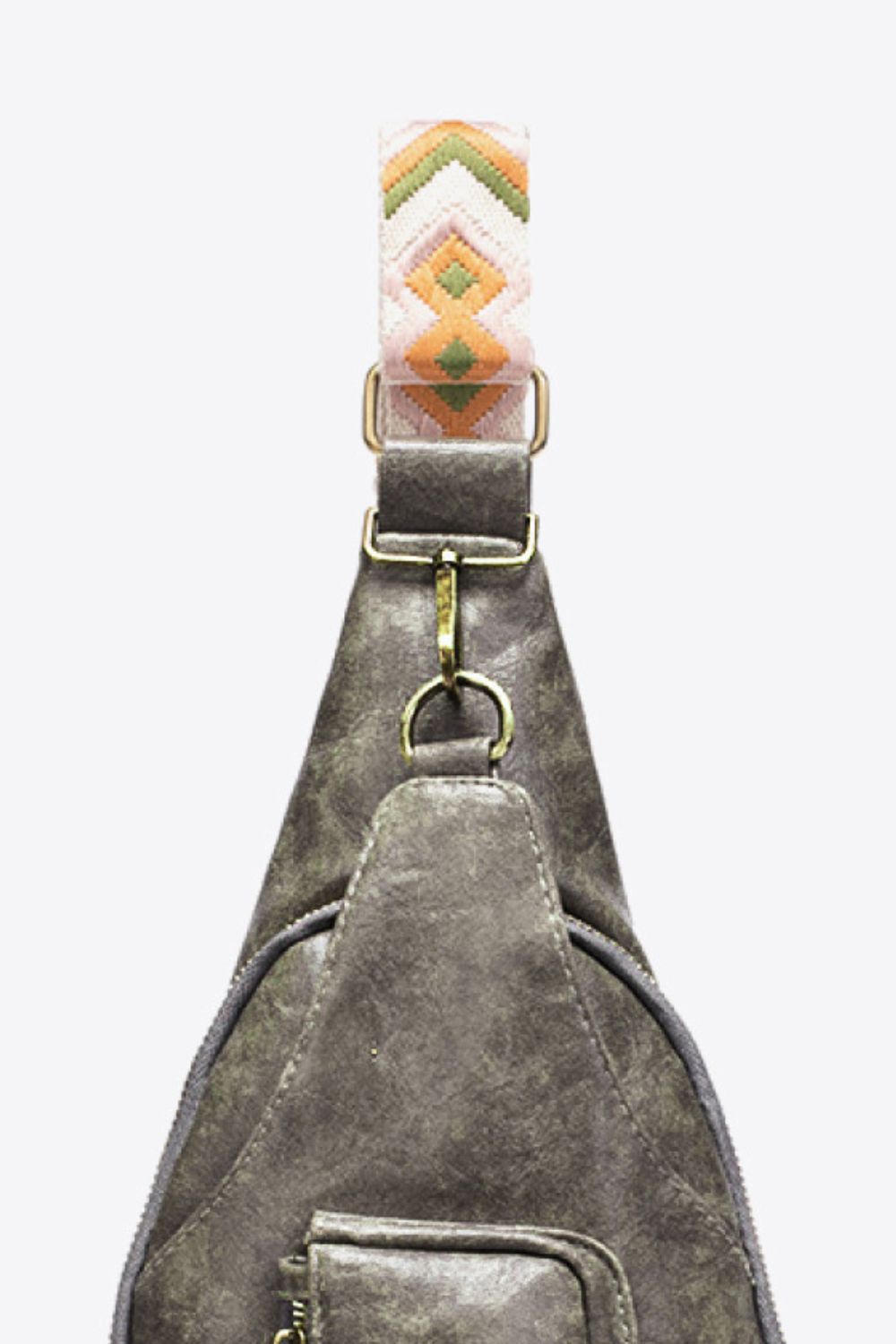 "All The Feels" Trendy Leather Sling Bag